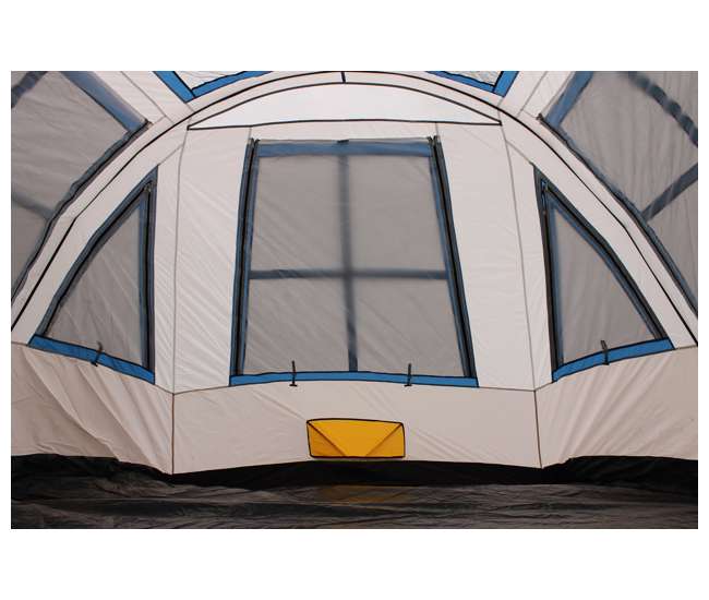 TGT-PRESCOTT-12-B Tahoe Gear Prescott 12 Person Instant Family Camping Cabin Tent, Blue(For Parts)