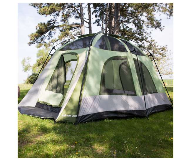 TGT-JASPER-7 Tahoe Gear Jasper 7 Person Small to Mid-Sized Family Cabin Dome Tent