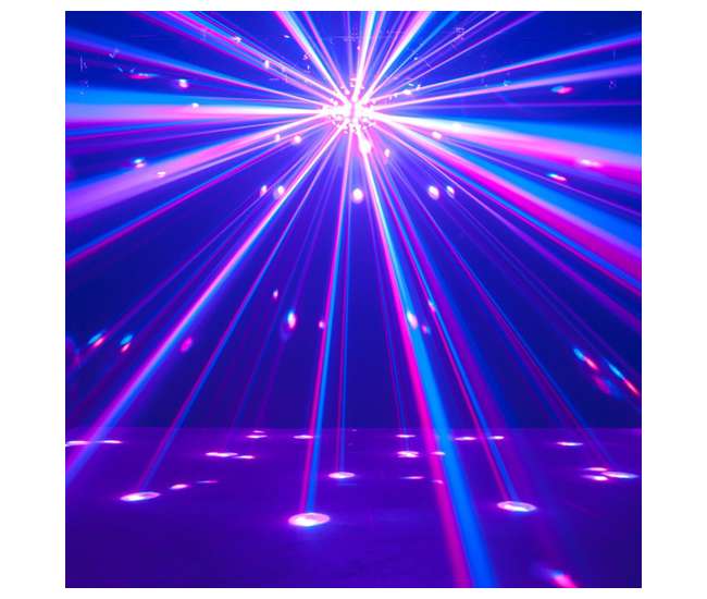 STARBURST + H700 American DJ Starburst HEX LED Sphere Light and the Hurricane 700 Fog Machine