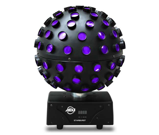 STARBURST + H700 American DJ Starburst HEX LED Sphere Light and the Hurricane 700 Fog Machine
