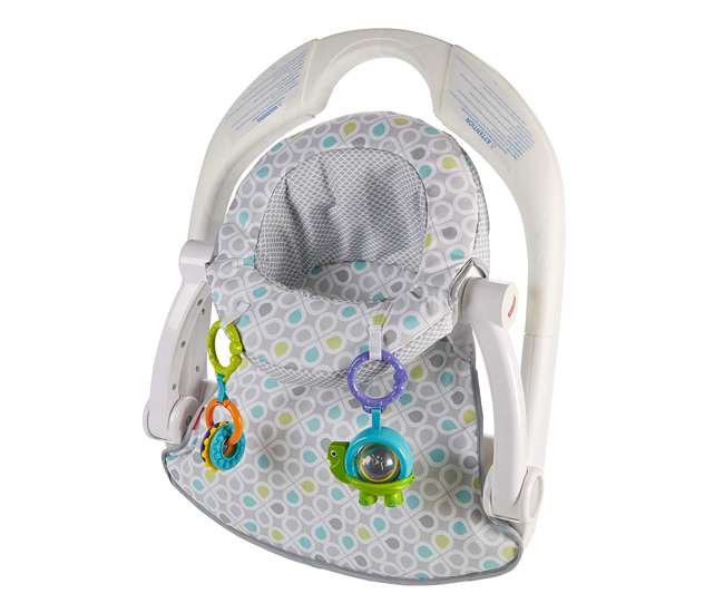 FLD88 Fisher-Price Supportive Sit-Me-Up Comfy Interactive Floor Seat Infant Mat Toy