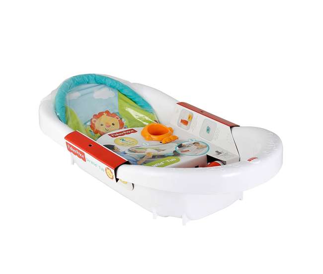 3 x CHP84 Fisher Price Go Wild Baby Bathtub (3 Pack)