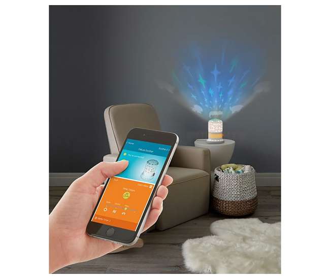 DYW47-U-A Fisher Price Smart Connect Light Projector Sound Machine Soother (Open Box)