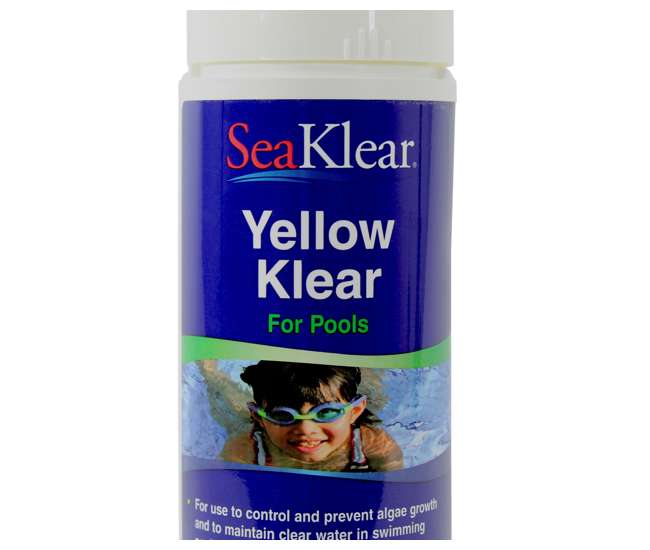 SeaKlear Yellow Klear Pool Algaecide Dry Powder Kills Yellow and Green