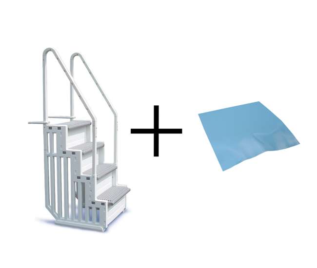 confer step 1 pool steps