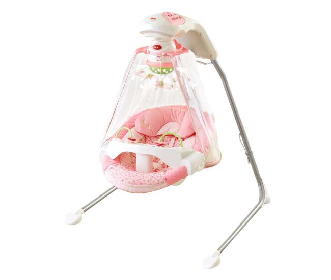 fisher price butterfly cradle and swing