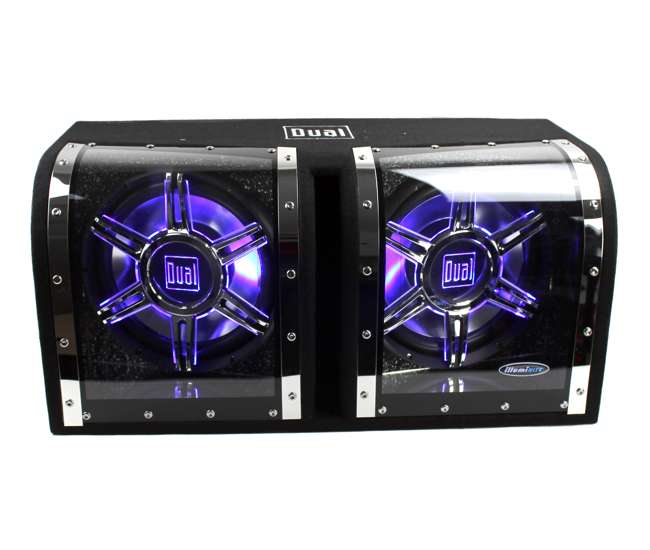 DUAL 12Inch 1100W Subwoofer Box (Pair) BP1204