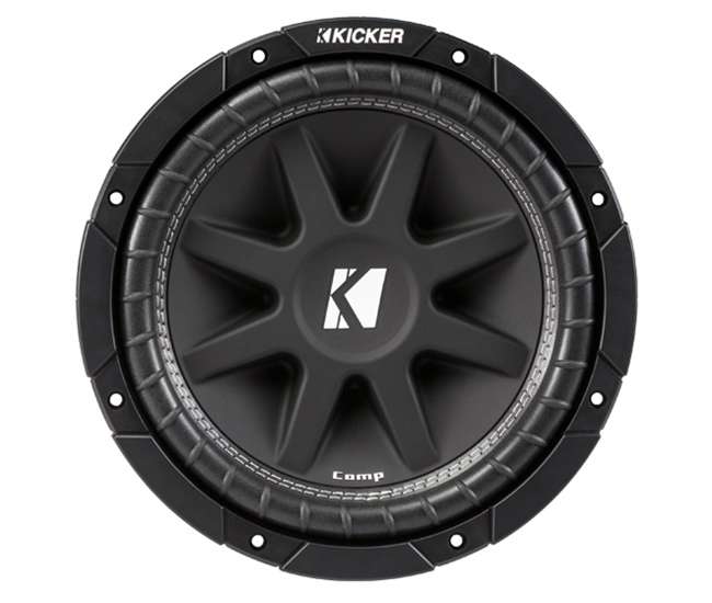 43C124 + VM12SEALED + AC15001M + AKS8 Kicker 43C124 12" 600W Subwoofers + Sealed Subwoofer Box + 1500W Amp + Amp Kit (Package)