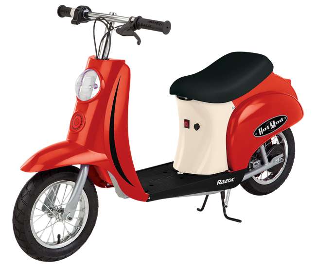 15130656 + 97778 + 96785 Razor Pocket Mod (Red) with Helmet, Elbow and Knee Pads