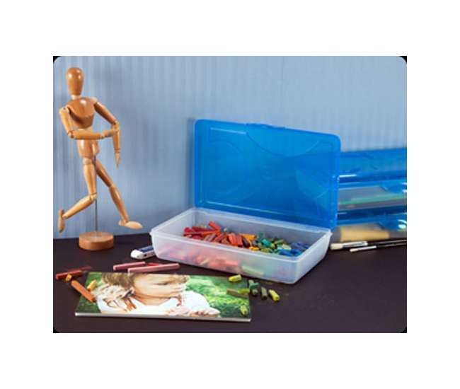 clear sterilite pencil box
