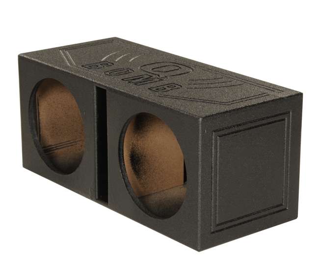 AC12D + QBOMB12V + AC15001M + AKS8 Planet Audio 12-Inch 1800W Subwoofers with Vented Lined Box Enclosure, Amp and Wiring Kit