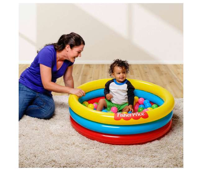 93501E-BW Fisher Price 3-Ring Ball Pit Pool