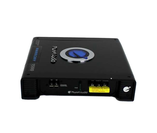 AKS8 + 2 x AC15001M + TNE212D Planet Audio 1500W Mono Amplifier (2 Pack) & 12" 1200W Loaded Sub Box & Wire Kit