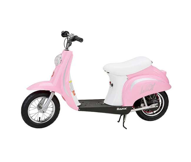 15130610 Razor Pocket Mod Miniature Euro 24V 250W Kids Motor Powered Scooter & Helmet