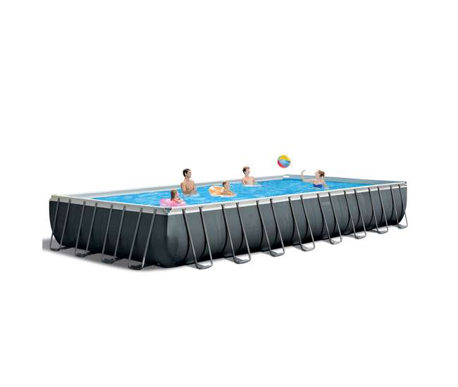 26367EH + 2 x 58868EP + 58821EP Intex Pool Set w/ 2 Inflatable Loungers and Cooler