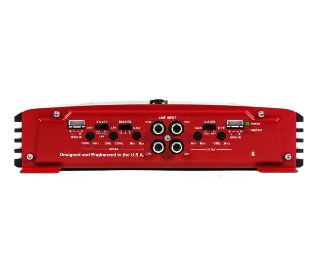 PX-1000.4 + PX-1000.2 + AKS8 Crunch 4 Channel 1000W A/B Amplifier & 2 Channel Amp & Wiring Kit