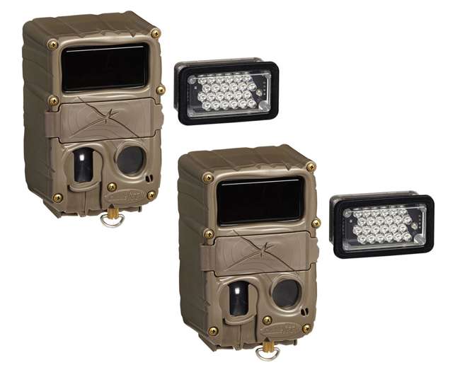 (2) Cuddeback C23 Black Flash No Glow & Long Range IR Game Cameras