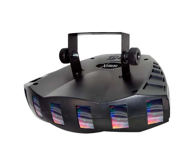 DERBY-X + BLACK-24BLB Chauvet DJ Derby X DMX-512 LED Strobe Light | DJ 24-Inch Black Light Tube And Fixture
