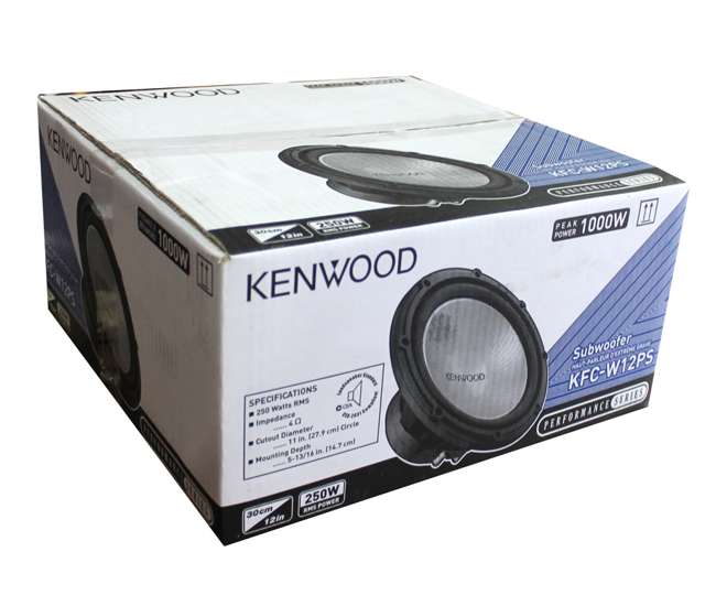 2) Kenwood KFCW12PS 12Inch 1000W Subwoofers + Dual Sealed Subwoofer
