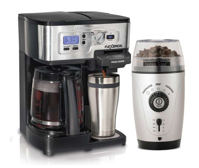 Hamilton Beach 2Way FlexBrew and automatic Grinder 49983 + 80365 : VMInnovations.com