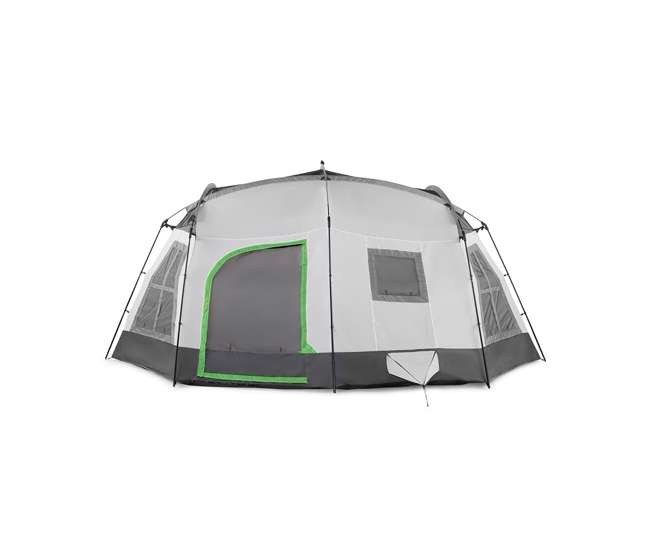 TGT-OZARK-16-C-U-A Tahoe Gear Ozark 16 Person 3 Season Family Cabin Tent, Beige (Open Box)