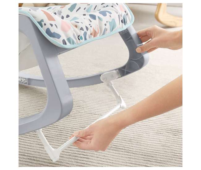 GKH64 Fisher Price GKH64 Infant to Toddler Portable Baby Seat Rocker, Pacific Pebble