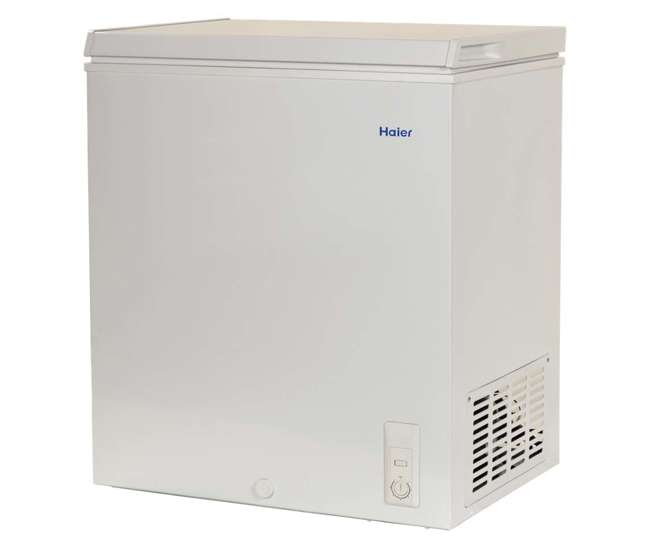 Haier Compact 5.0 Cubic Feet Chest Freezer, White HF50CM23NW