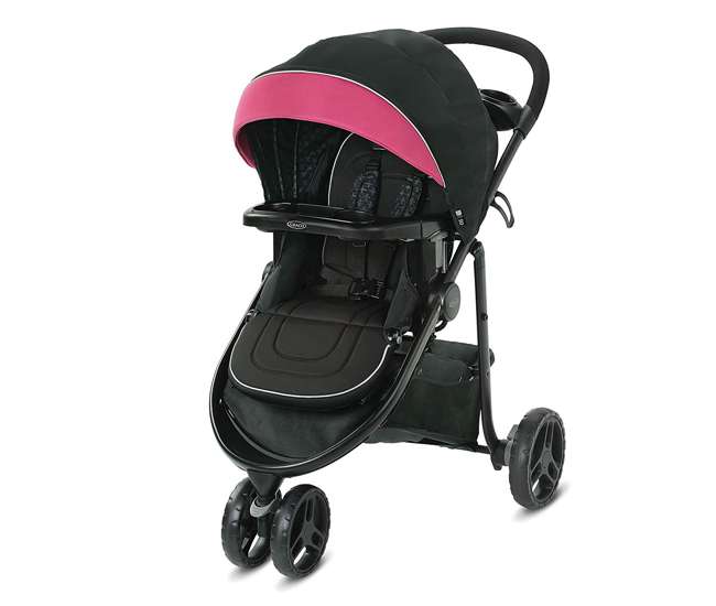 2081084 Graco Modes 3 Lite DLX Baby Stroller & Infant Car Seat Travel System, Arbis Pink