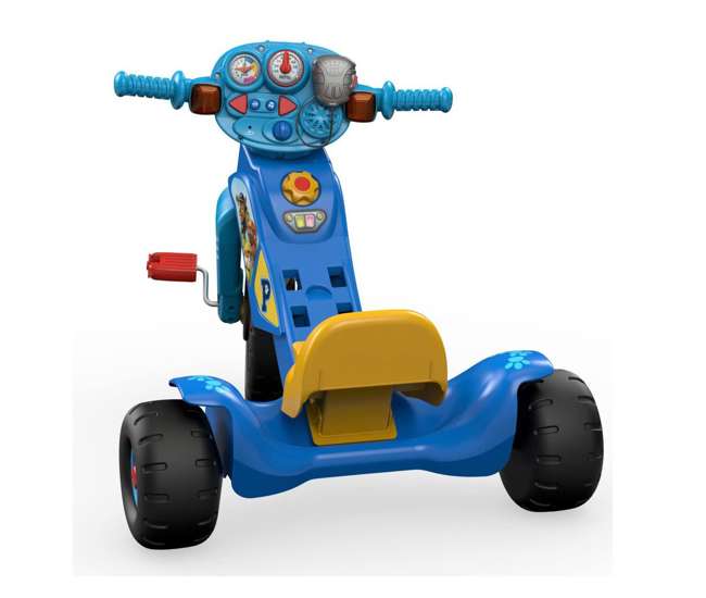 DWR65 Fisher-Price Nickelodeon Paw Patrol Tough Trike Light Up Kid's Tricycle Ride On