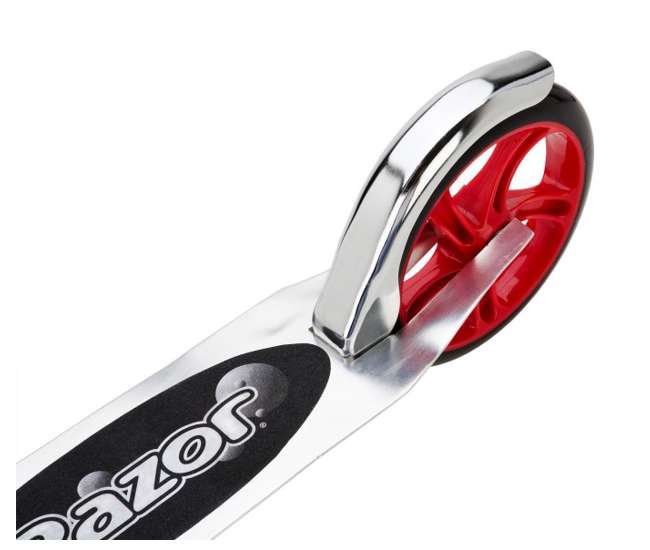 13013201 + 97778 + 96771 Razor A5 Lux Scooter (Red) with Helmet, Elbow, & Knee Pads