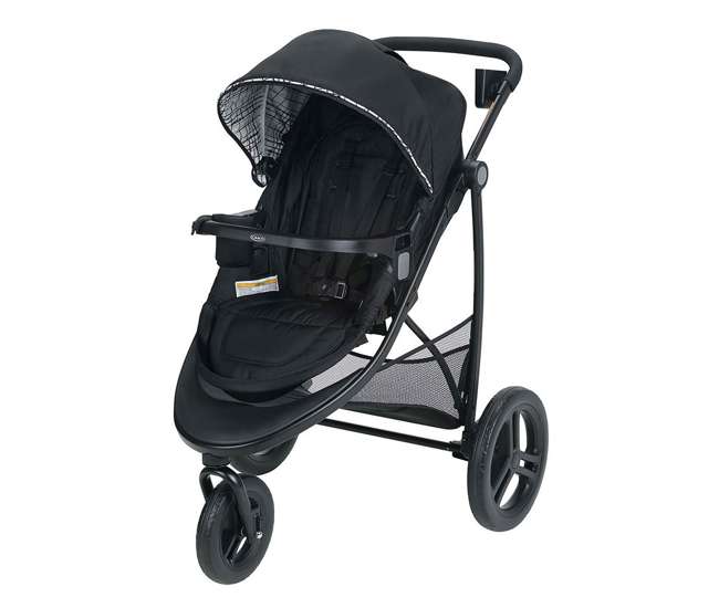 2048703-U-A Graco Modes 3 Essentials LX Folding Baby Stroller, Teigen Black (Open Box)