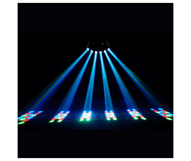 DERBY-X + BLACK-24BLB Chauvet DJ Derby X DMX-512 LED Strobe Light | DJ 24-Inch Black Light Tube And Fixture