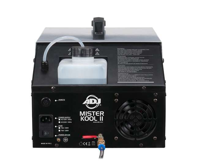 MISTER-KOOL-II + H700 + FJU ADJ Mister Kool II Fog Machine & Chauvet Fog Machine & 1 Gallon of Fog Juice