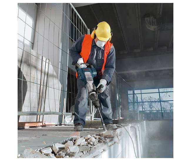 DH1020VC Bosch DH1020VC Variable Speed Inline Demolition Hammer with 15 Amp and 1,700 BPM