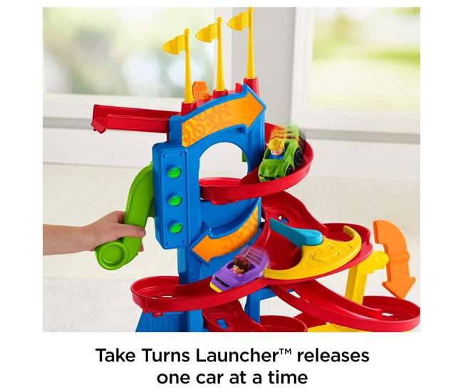 FHG51 Fisher-Price Little People Collection Take Turns 3-Foot Skyway with 2 Wheelies