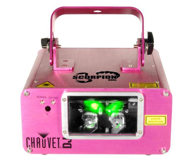 SCORPION-DUAL + H700 Chauvet DJ Scorpion Dual Effect Laser w/ H700 Fog Machine