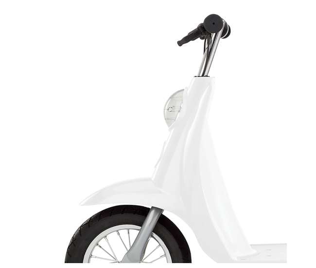 15130608 + 97778 + 96785 Razor Pocket Mod 24V Electric Retro Scooter, Kids Helmet, & Elbow & Knee Pads