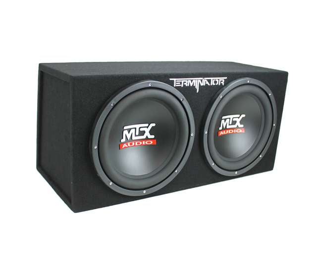 TNE212D + AC15001M + AKS8 Mtx TNE212D 12-Inch 1200W Dual Loaded Subwoofers Audio with Box with Planet Amp with Kit (Package)