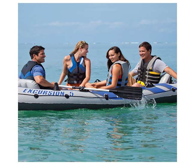 Intex Excursion 5 Inflatable Boat Set 68325EP