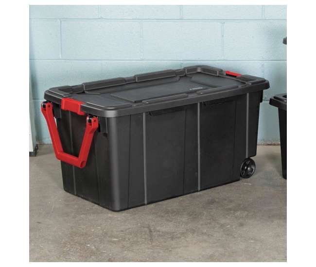 Sterilite HeavyDuty 40Gallon Storage Tote, 2 Pack 14699002