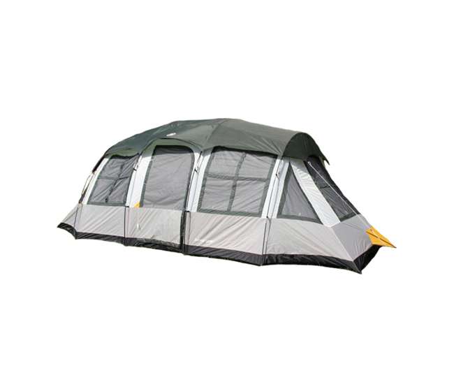DT201080 Tahoe Gear Prescott 12 Person 3-Season Family Cabin Tent