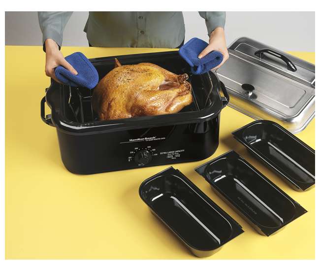 Hamilton Beach 18 Quart Roaster Oven With Pans 32184