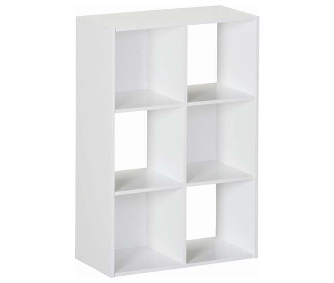 SystemBuild Six Cube Storage Unit White 7641015P