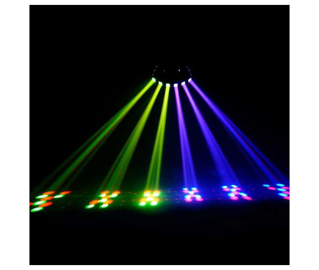 DERBY-X + BLACK-24BLB Chauvet DJ Derby X DMX-512 LED Strobe Light | DJ 24-Inch Black Light Tube And Fixture