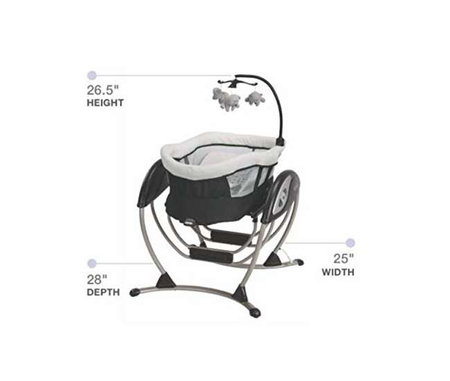 1924836 Graco 1924836 Dreamglider Baby Infant Nusery Gliding Rocking Swing, Rascal