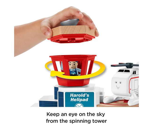 GHK14 Fisher Price GHK14 Thomas and Friends Harold Helipad Playset for Preschoolers