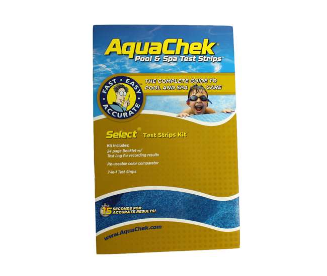 2 aquachek select 541604 7 in 1 test strips aquachek select chart