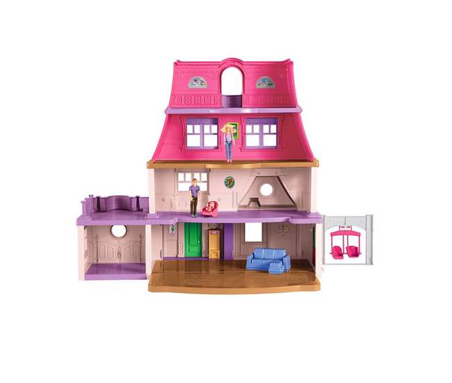 BFR48-U-C Fisher-Price Loving Family 4 Story Children's Toy Dollhouse Playset (For Parts)