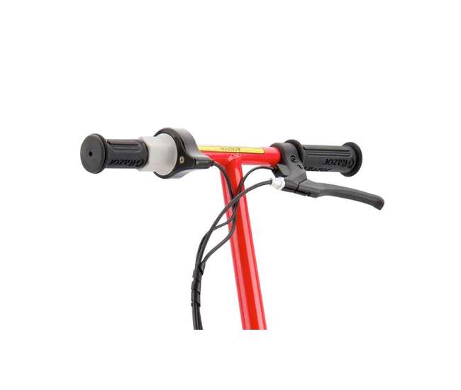 13113697 + 97778 + 96785 Razor E300 Electric Scooter (Red) with Helmet, Elbow and Knee Pads
