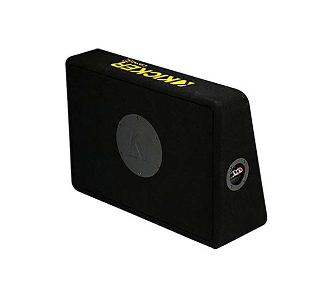 44TCWC104 + R1100M + AKS8 Kicker 44TCWC104 10-Inch 600W /Truck Subwoofer with Box with Amplifier with 8 Gauge Amp Kit